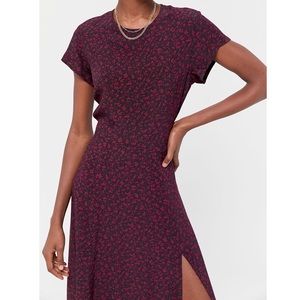 Urban Outfitters Lindsey Cap Sleeve Midi Dress
